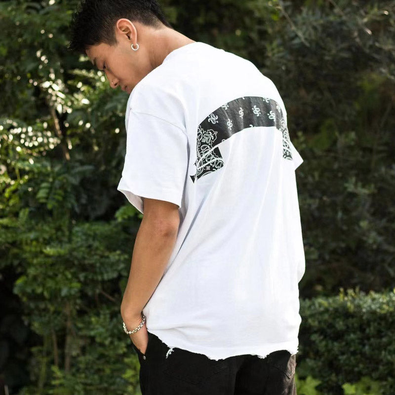 Askyurself T-shirts Loose Men's and Women's Short-Sleeved T-shirt
