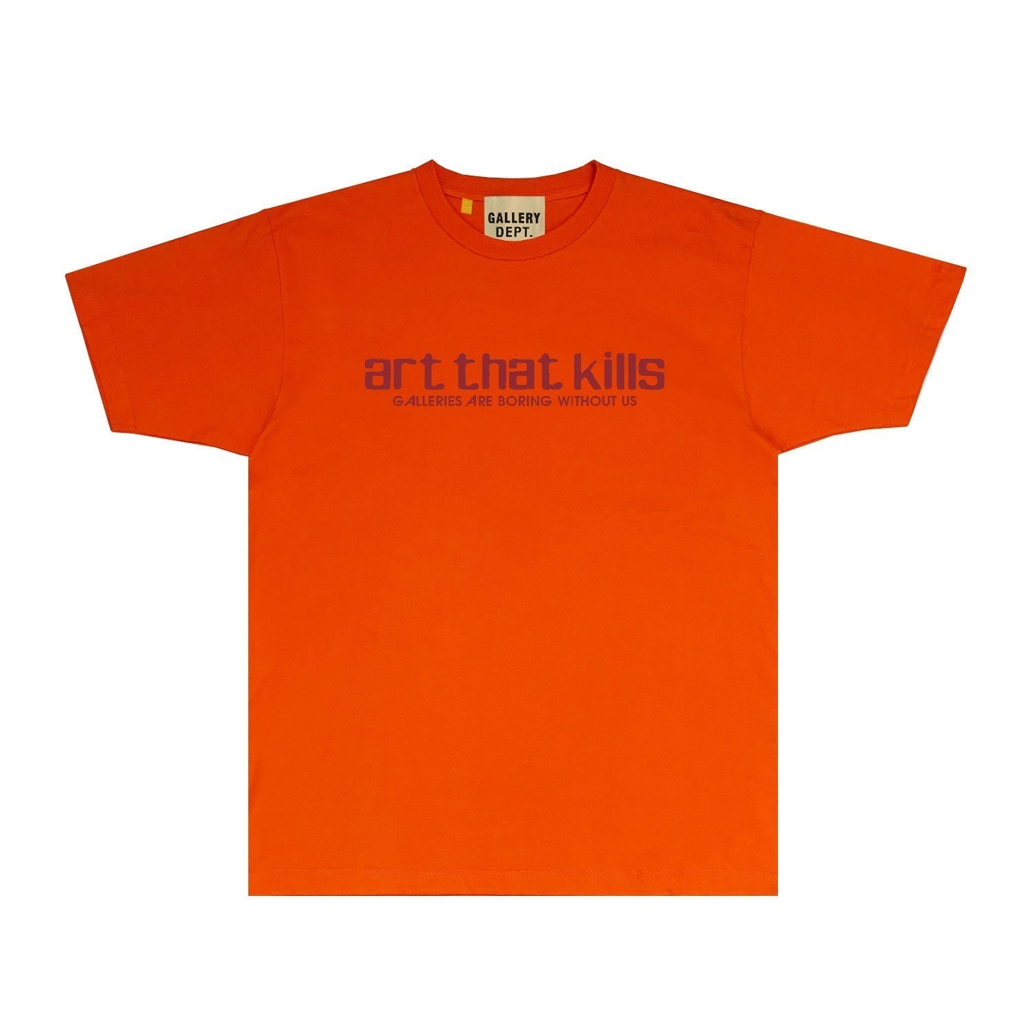 Gallery Dept T Shirt Retro Printed Loose Short-Sleeved Shirt