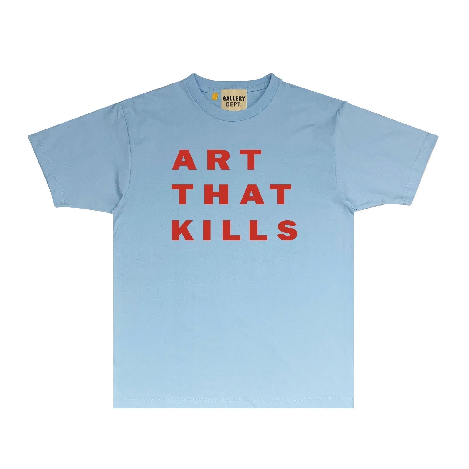 Gallery Dept T Shirt Retro Printed Loose Short-Sleeved Shirt