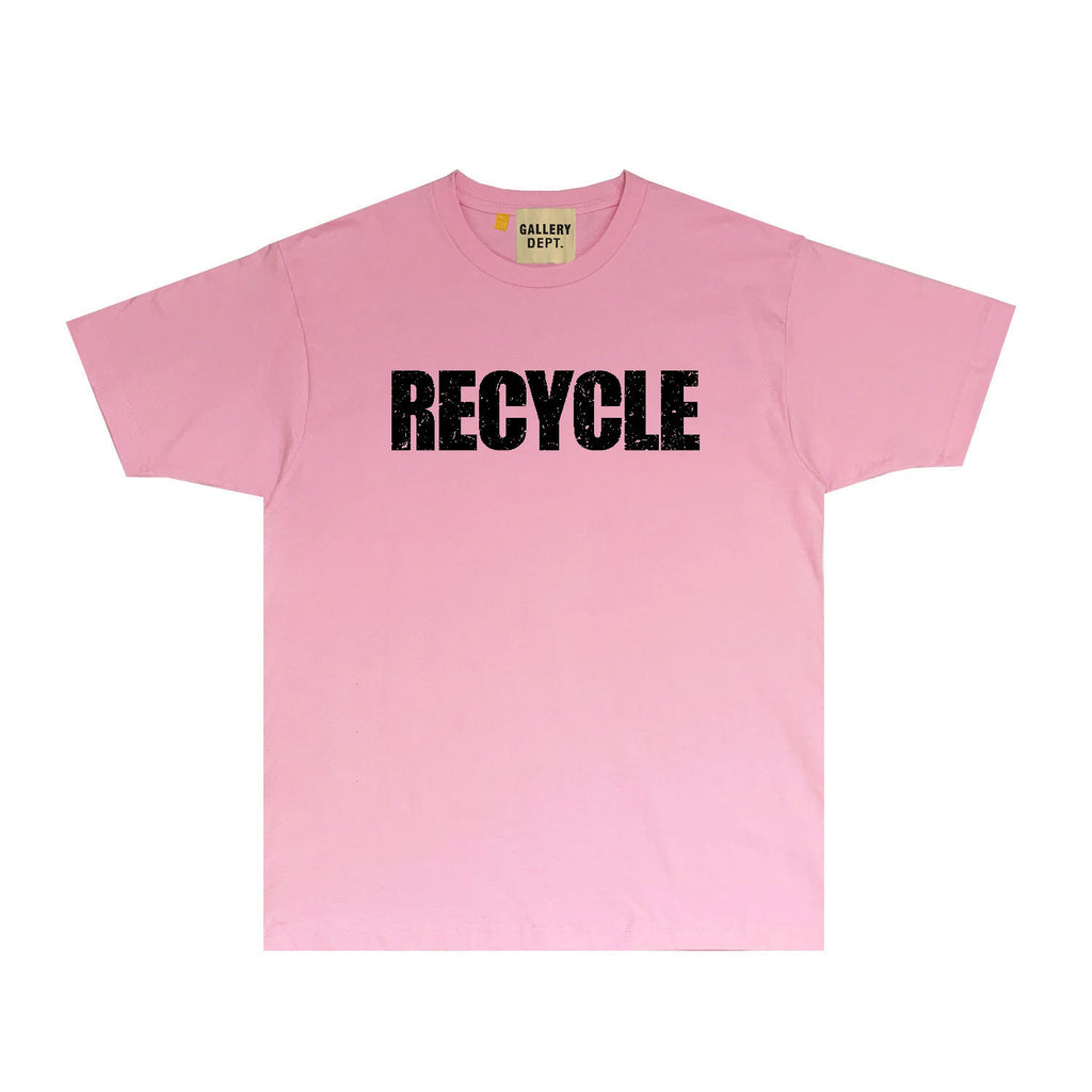 Gallery Dept T Shirt Retro Printed Loose Short-Sleeved Shirt (part2)