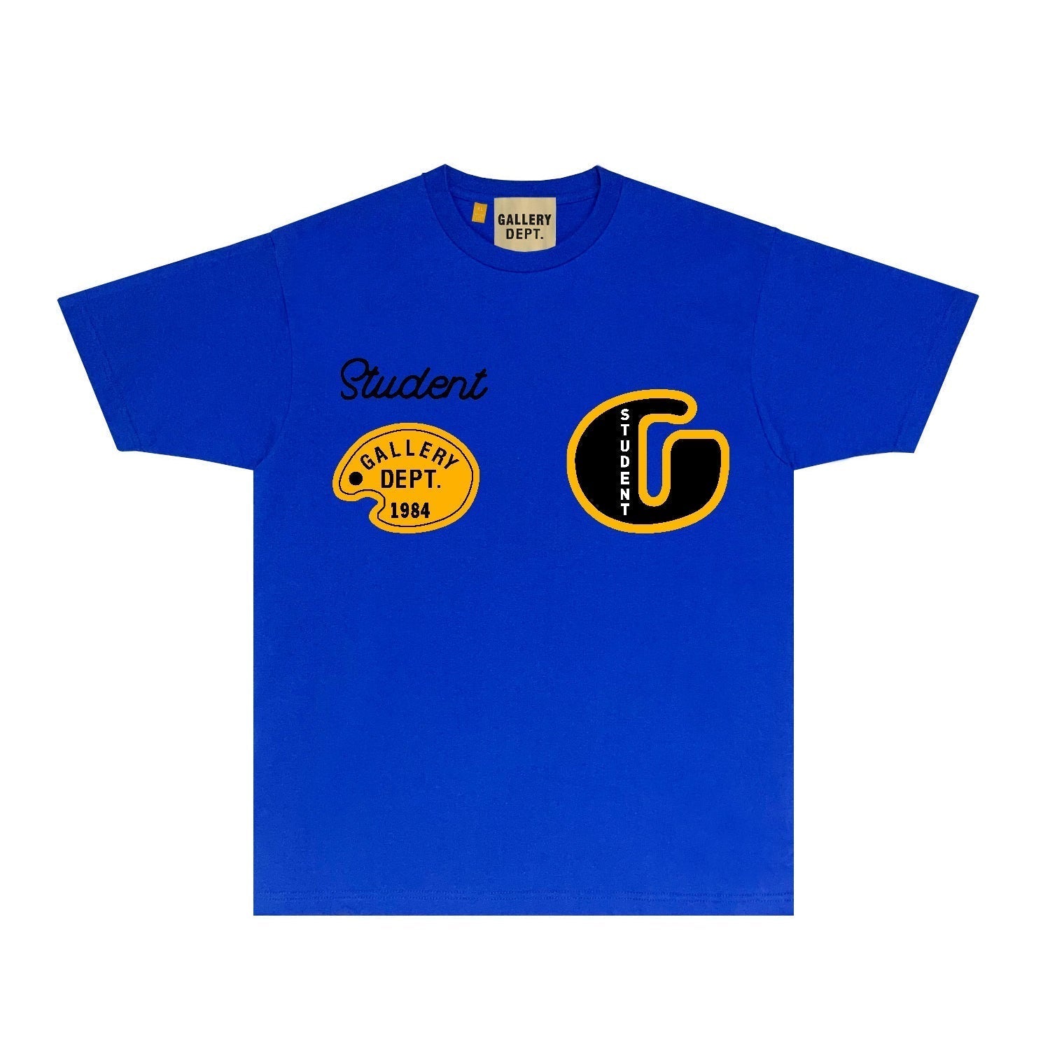 Gallery Dept T Shirt Retro Printed Loose Short-Sleeved Shirt