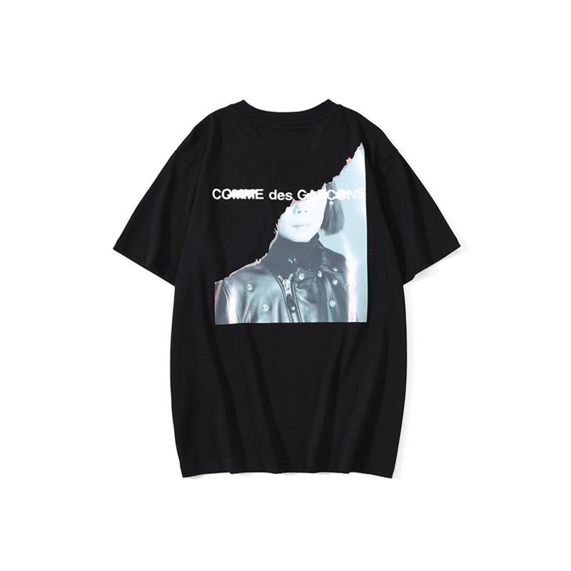 Bathing Ape T-Shirt Printed Oversize Short Sleeve Hip Hop Loose-Fitting Casual T-shirt