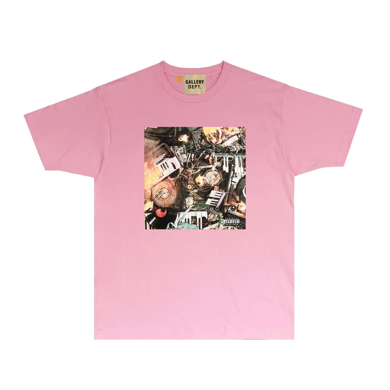 Gallery Dept T Shirt Retro Printed Loose Short-Sleeved Shirt