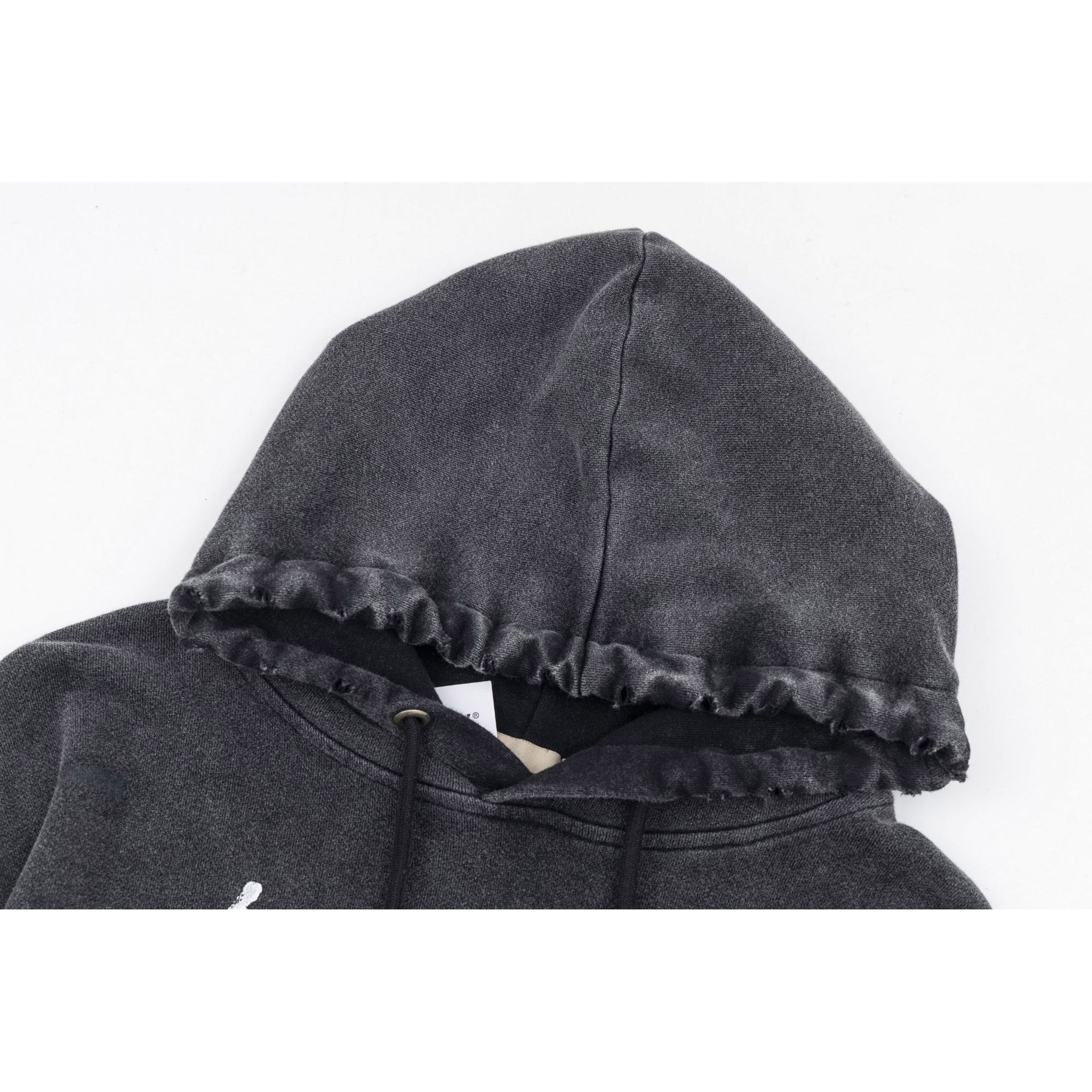 Gallery Dept Hoodie Loose Casual Distressed Hoodie