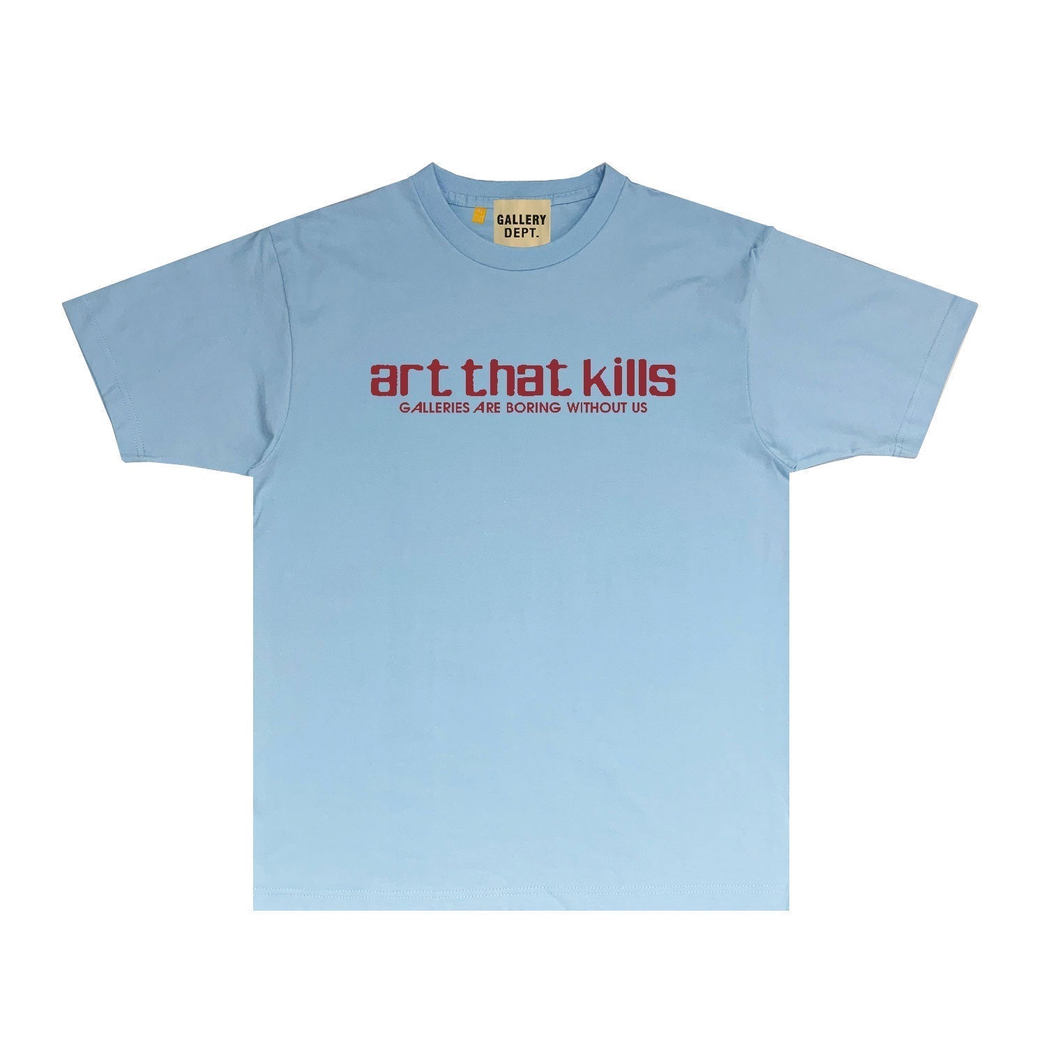 Gallery Dept T Shirt Retro Printed Loose Short-Sleeved Shirt