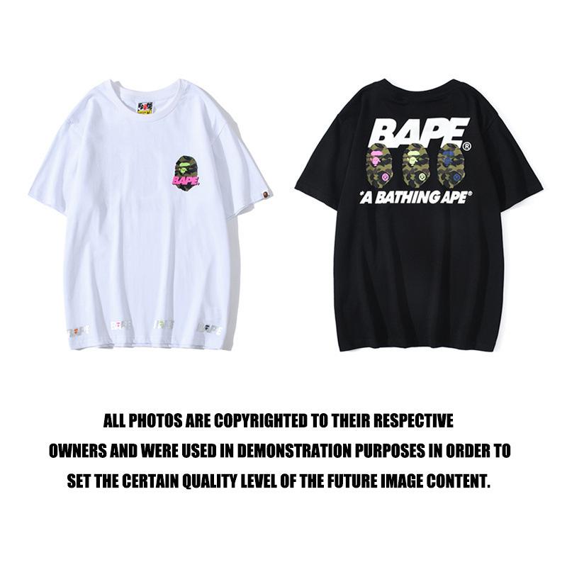 Bathing Ape T-Shirt Summer Casual Short Sleeve T-shirt