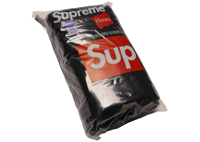 Supreme Hanes Boxer Briefs (4 Pack)