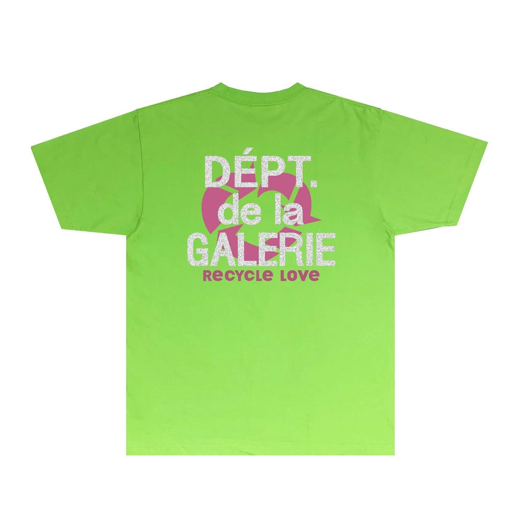 Gallery Dept T Shirt Retro Printed Loose Short-Sleeved Shirt