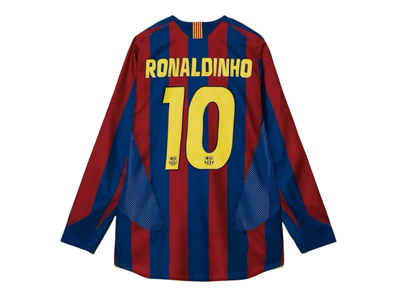Nike FC Barcelona Re-Issue 2005/06 Ronaldinho #10 Home Jersey