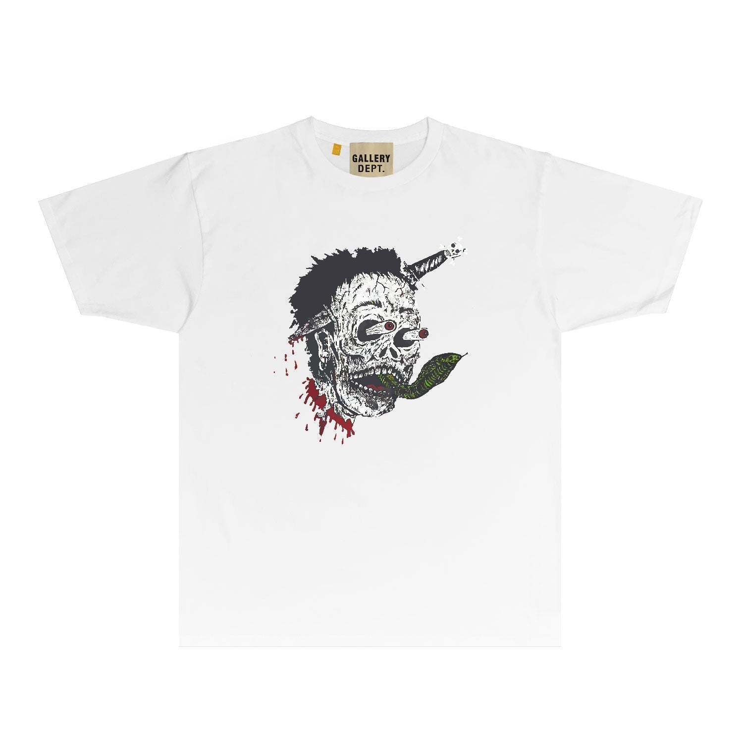 Gallery Dept T Shirt Retro Printed Loose Short-Sleeved Shirt