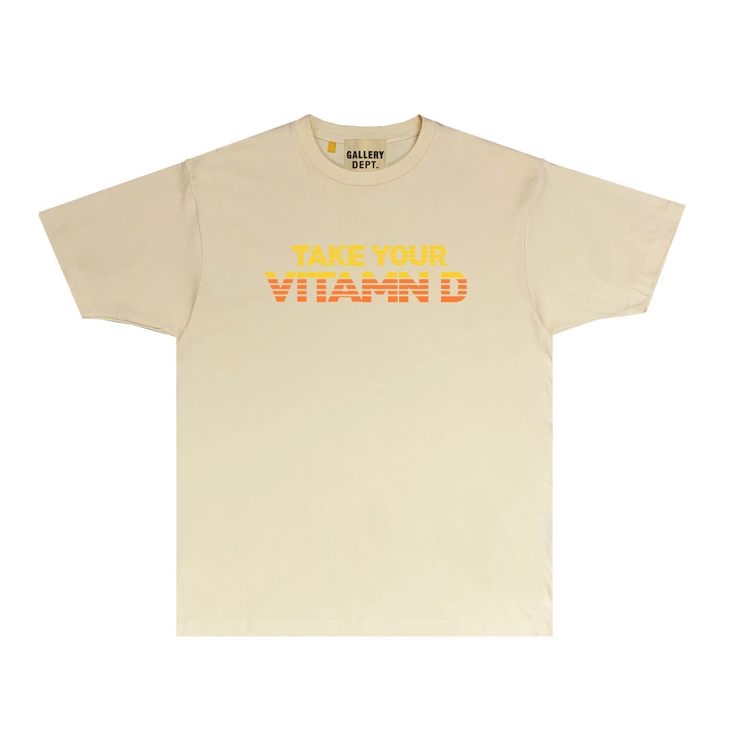 Gallery Dept T Shirt Retro Printed Loose Short-Sleeved Shirt