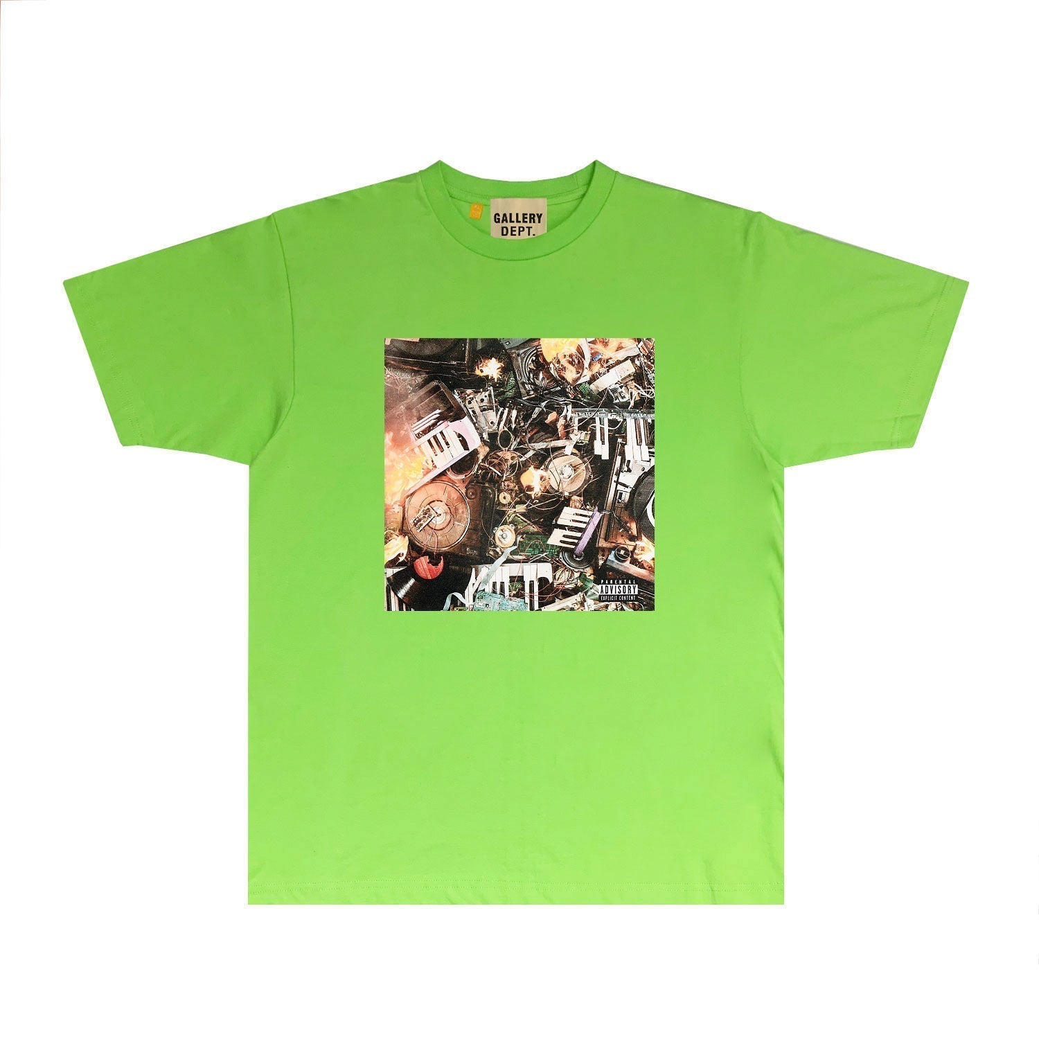 Gallery Dept T Shirt Retro Printed Loose Short-Sleeved Shirt