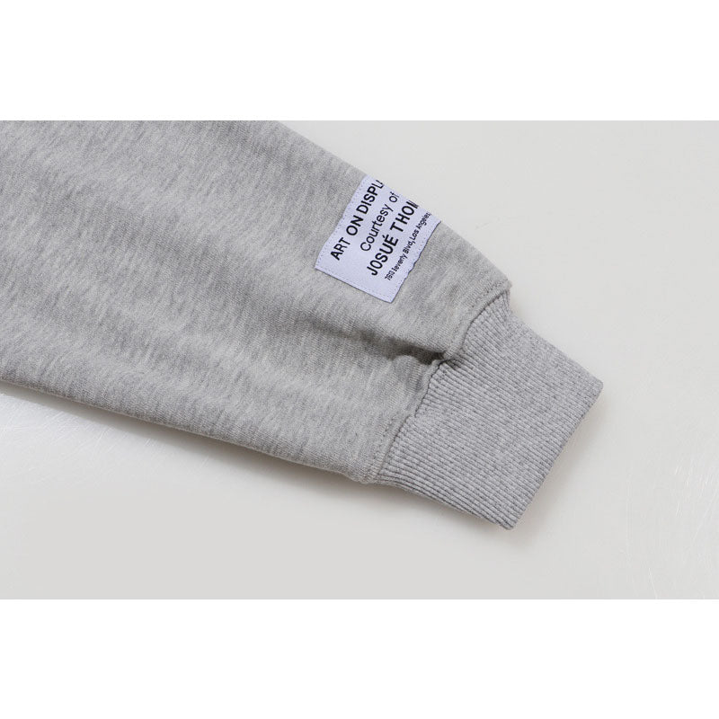 Gallery Dept Long Sleeve Shirt Letter Print Print Long Sleeve Crew Neck Sweater
