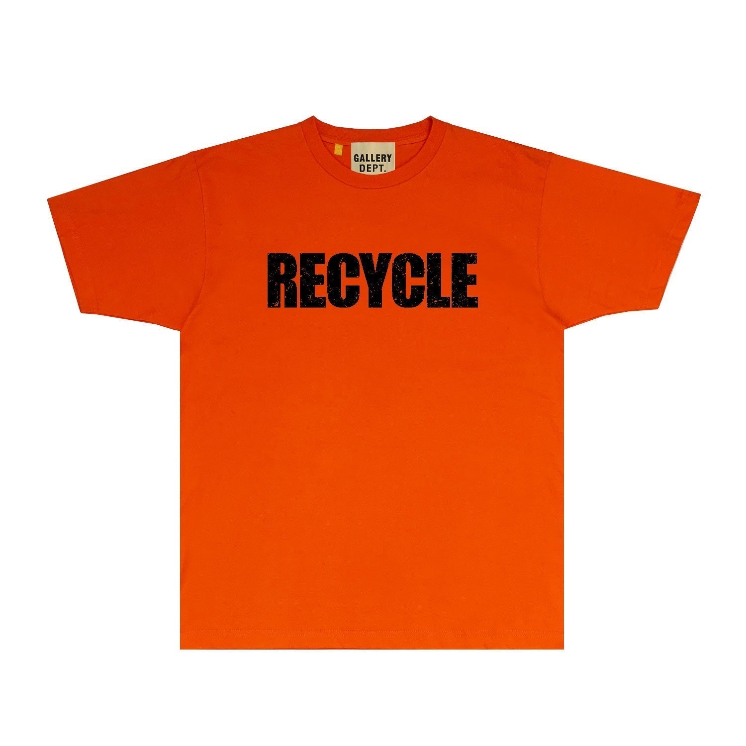 Gallery Dept T Shirt Retro Printed Loose Short-Sleeved Shirt