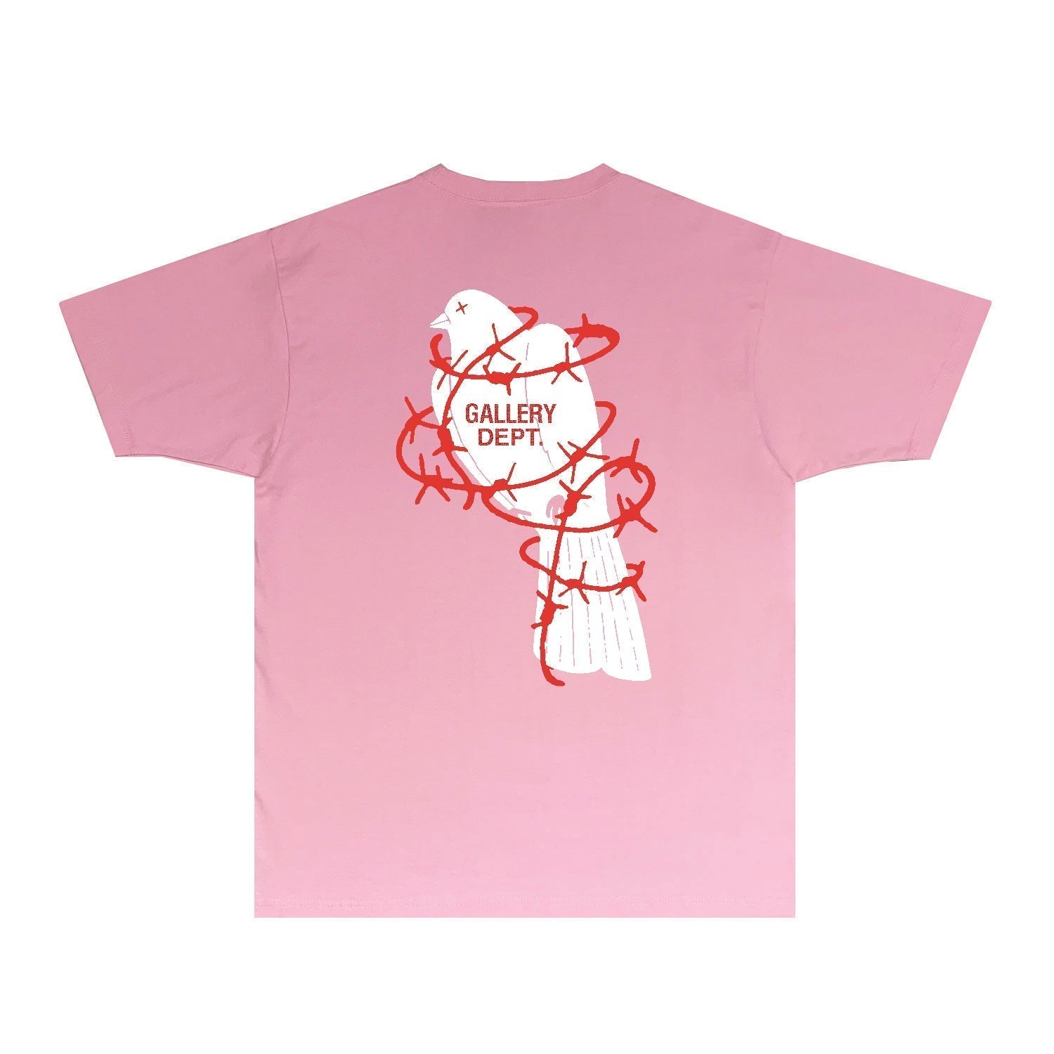 Gallery Dept T Shirt Retro Printed Loose Short-Sleeved Shirt