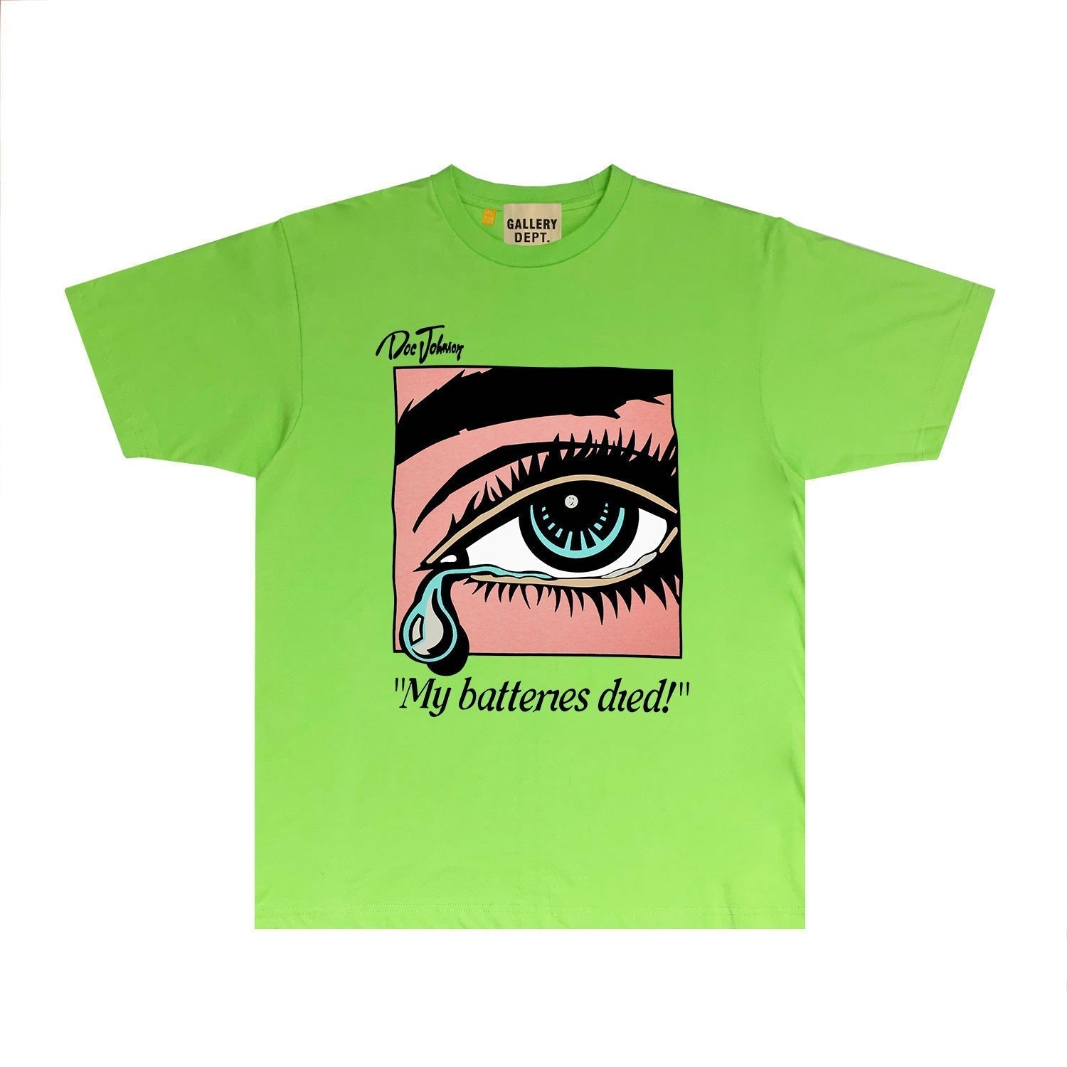 Gallery Dept T Shirt Retro Printed Loose Short-Sleeved Shirt