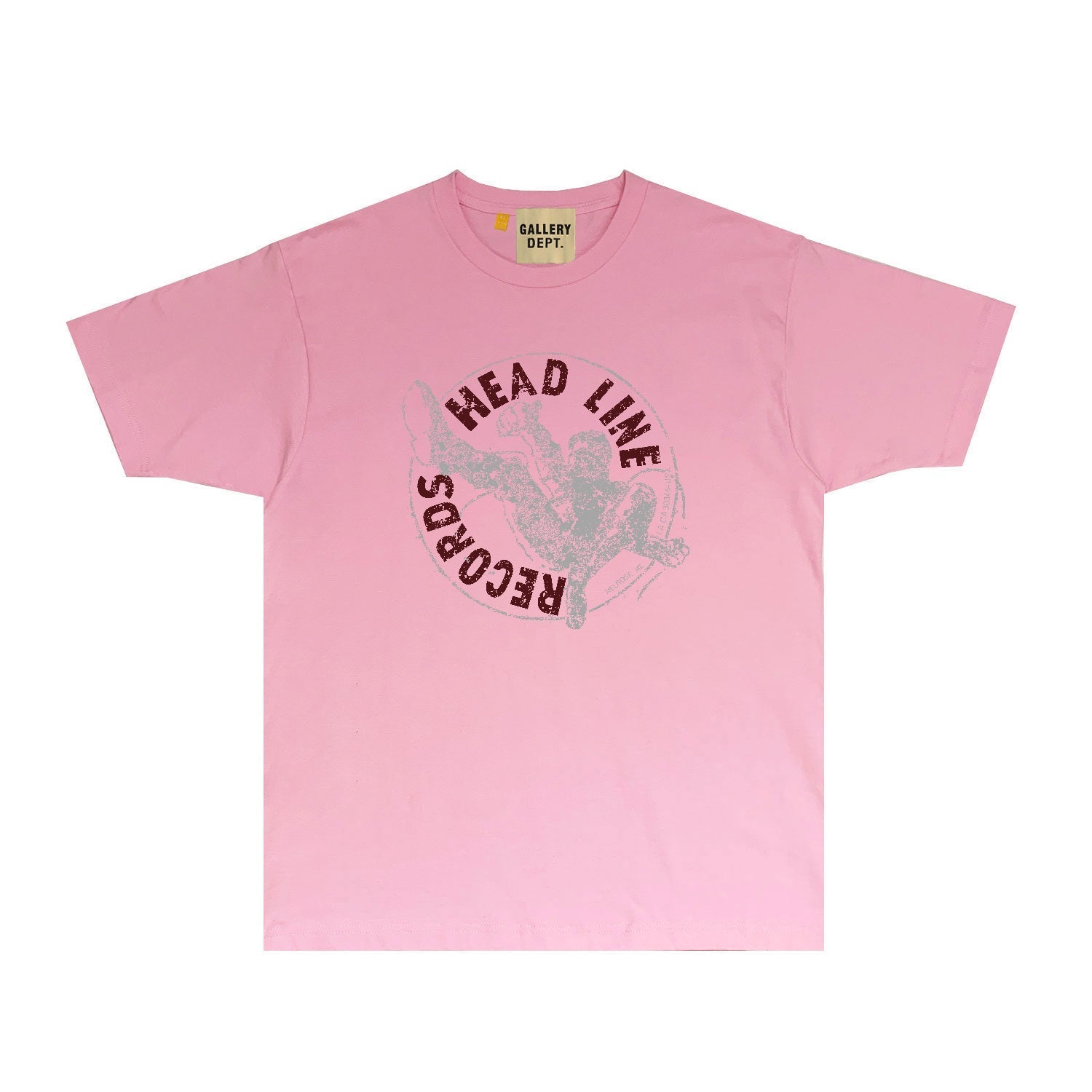 Gallery Dept T Shirt Retro Printed Loose Short-Sleeved Shirt