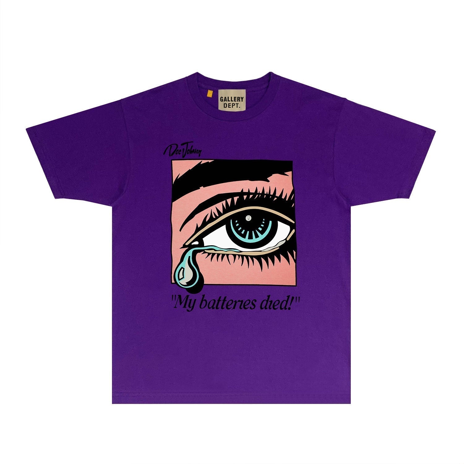 Gallery Dept T Shirt Retro Printed Loose Short-Sleeved Shirt