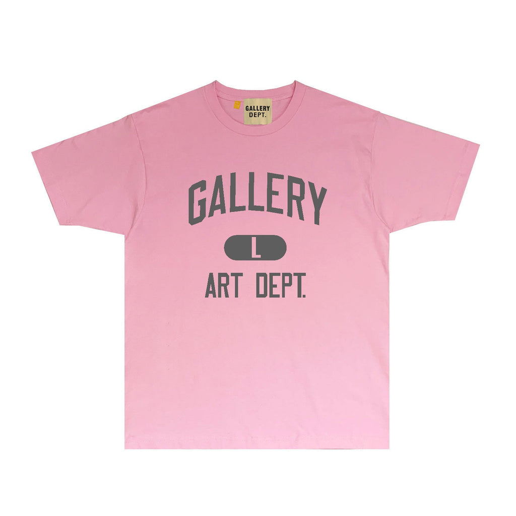 Gallery Dept T Shirt Retro Printed Loose Short-Sleeved Shirt (part2)