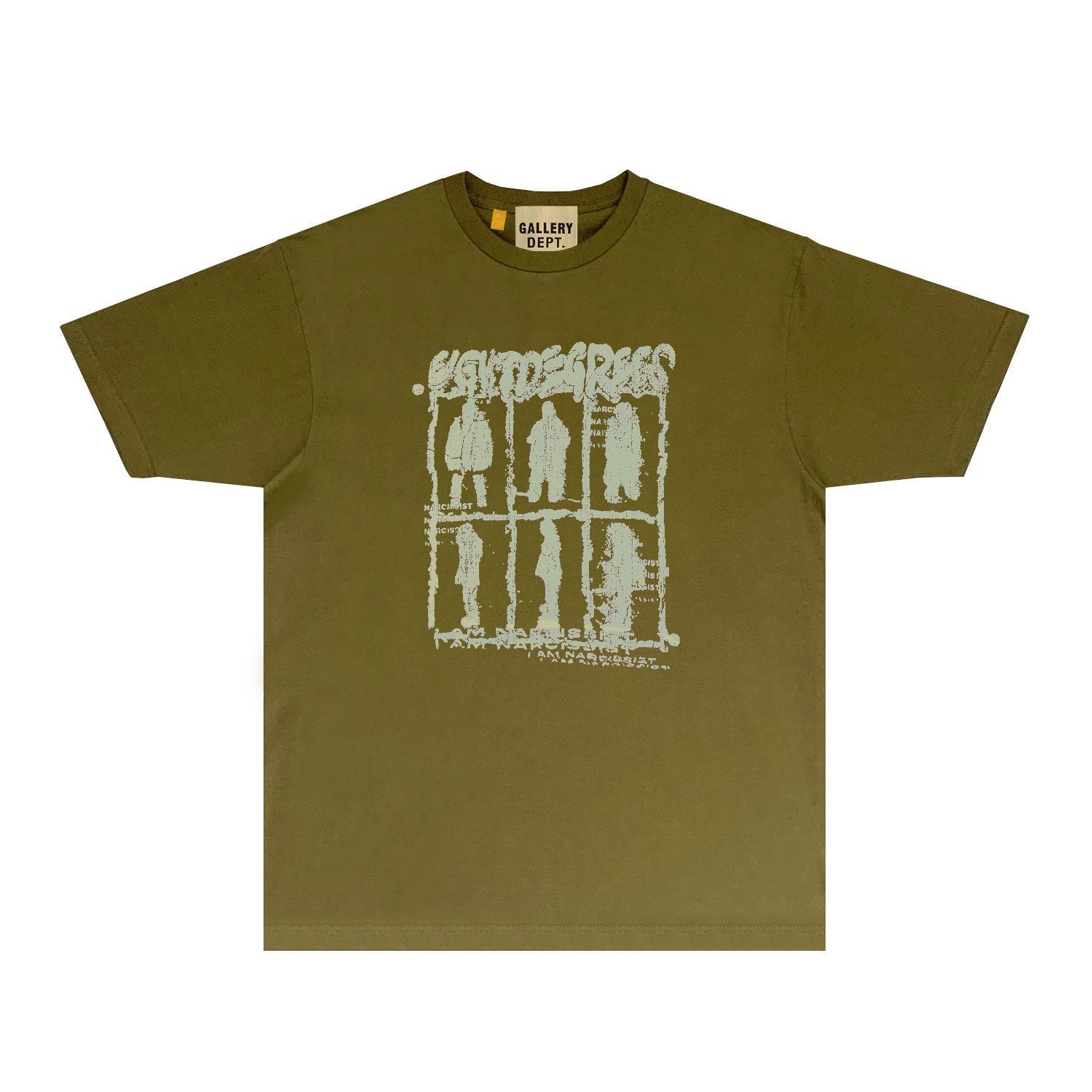 Gallery Dept T Shirt Retro Printed Loose Short-Sleeved Shirt