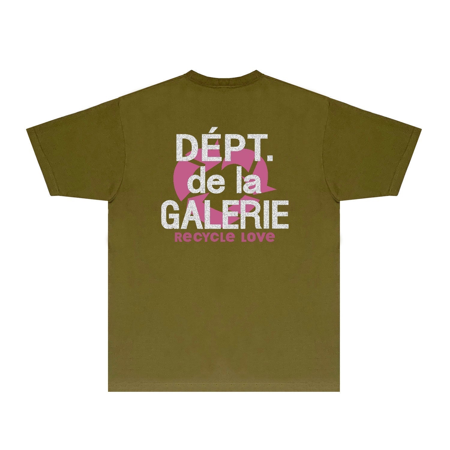 Gallery Dept T Shirt Retro Printed Loose Short-Sleeved Shirt
