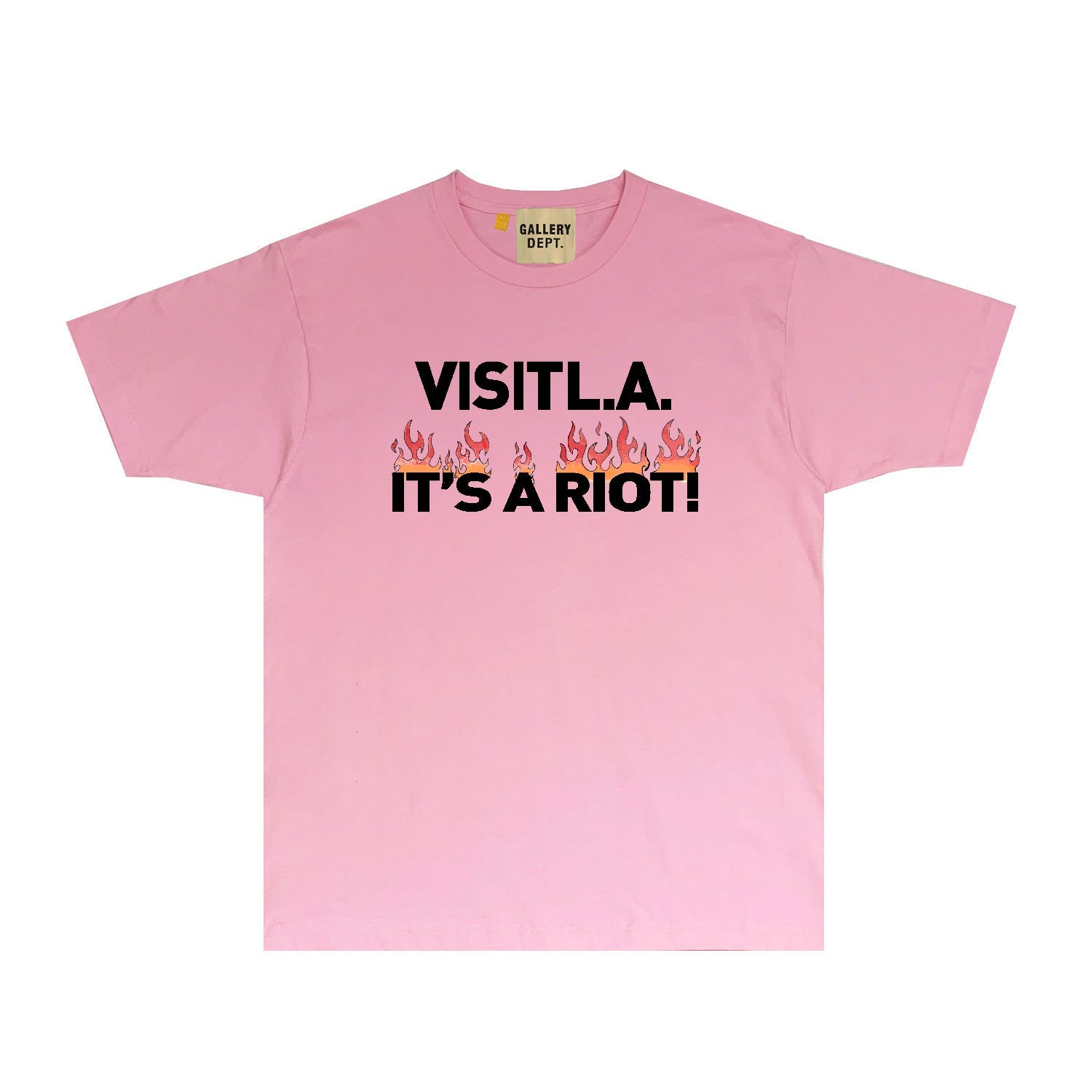Gallery Dept T Shirt Retro Printed Loose Short-Sleeved Shirt