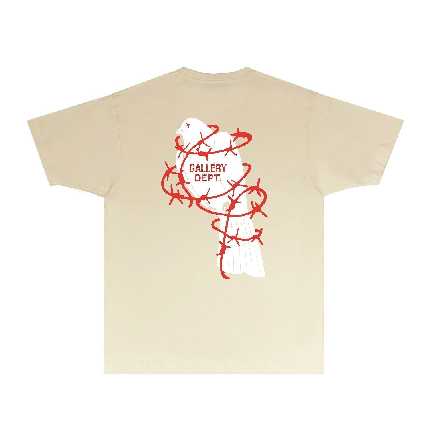 Gallery Dept T Shirt Retro Printed Loose Short-Sleeved Shirt