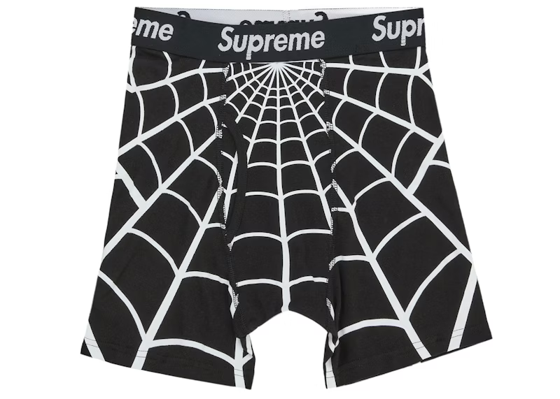 Supreme Hanes Spider-Man Boxer Briefs (2 Pack)