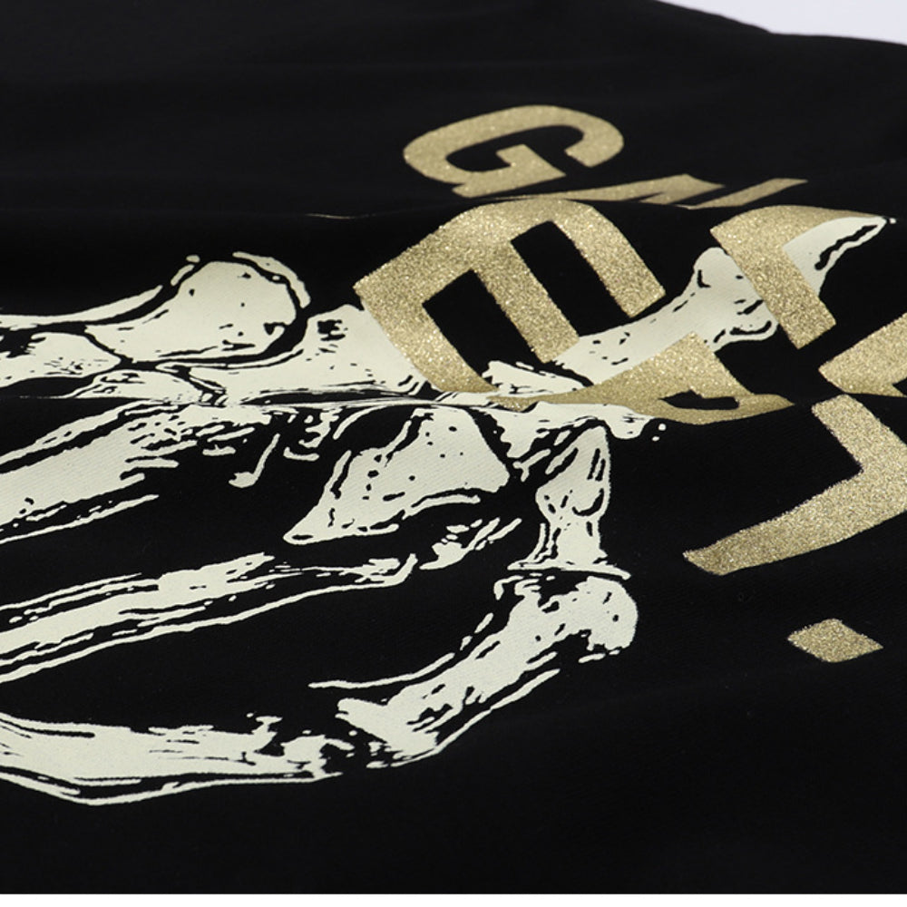 Gallery Dept T-shitrs Men's Summer Skull Hand Bone T-shirt