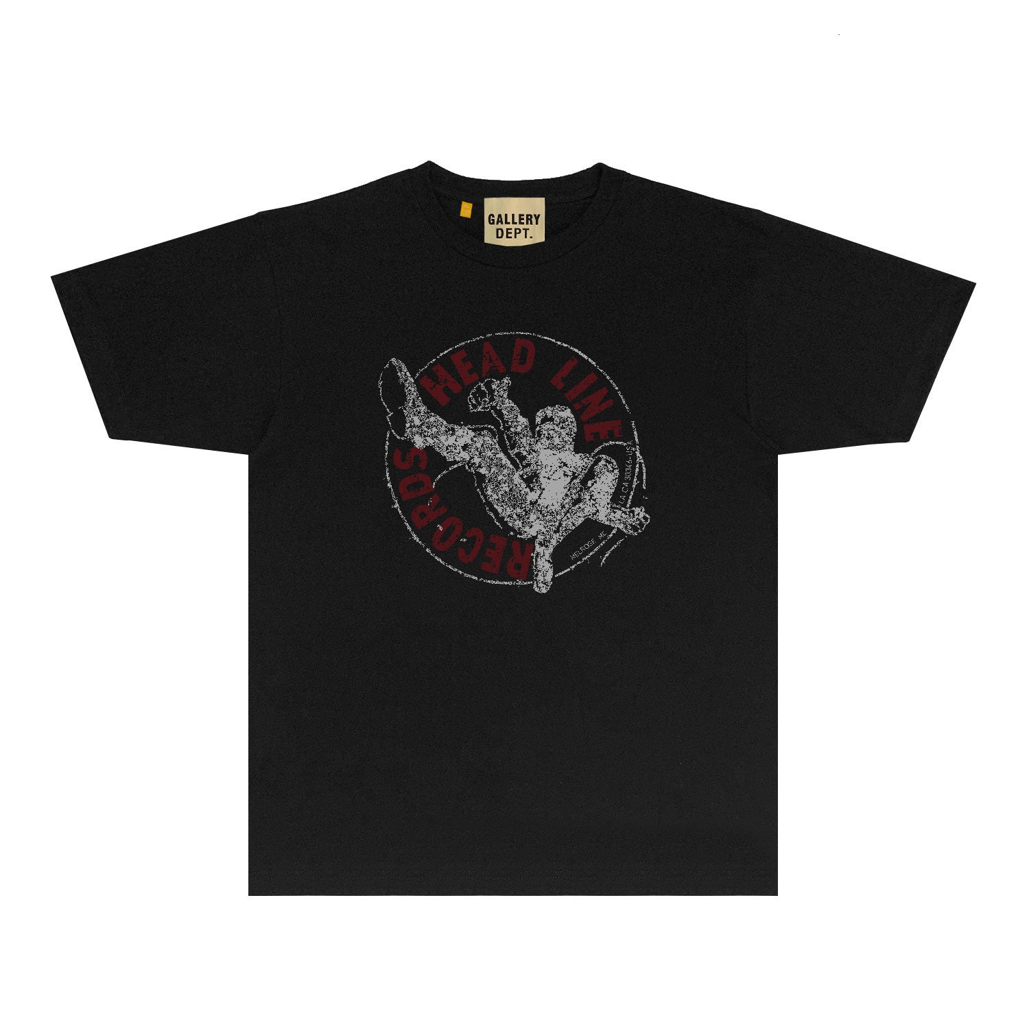 Gallery Dept T Shirt Retro Printed Loose Short-Sleeved Shirt