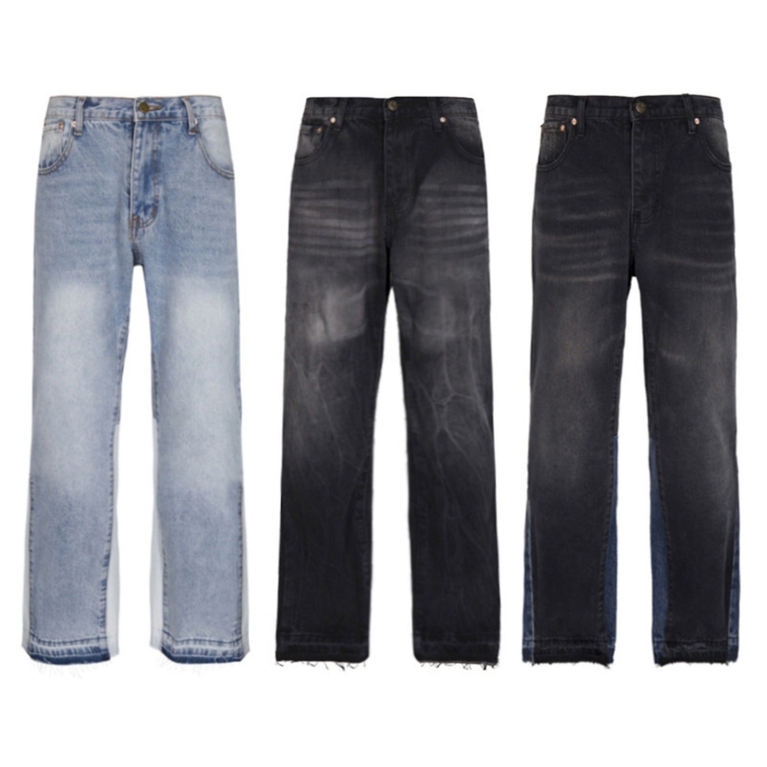 Gallery Dept Jeans Color-matching Flared Jeans Floor-mopping Straight Pants