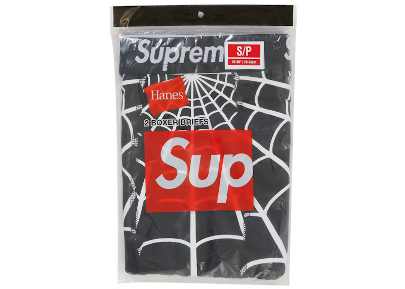 Supreme Hanes Spider-Man Boxer Briefs (2 Pack)