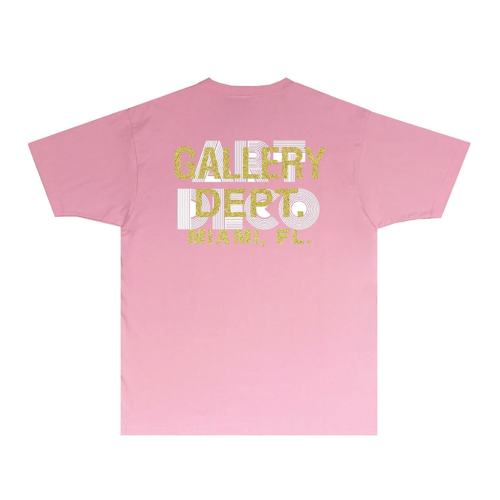 Gallery Dept T Shirt Retro Printed Loose Short-Sleeved Shirt (part2)