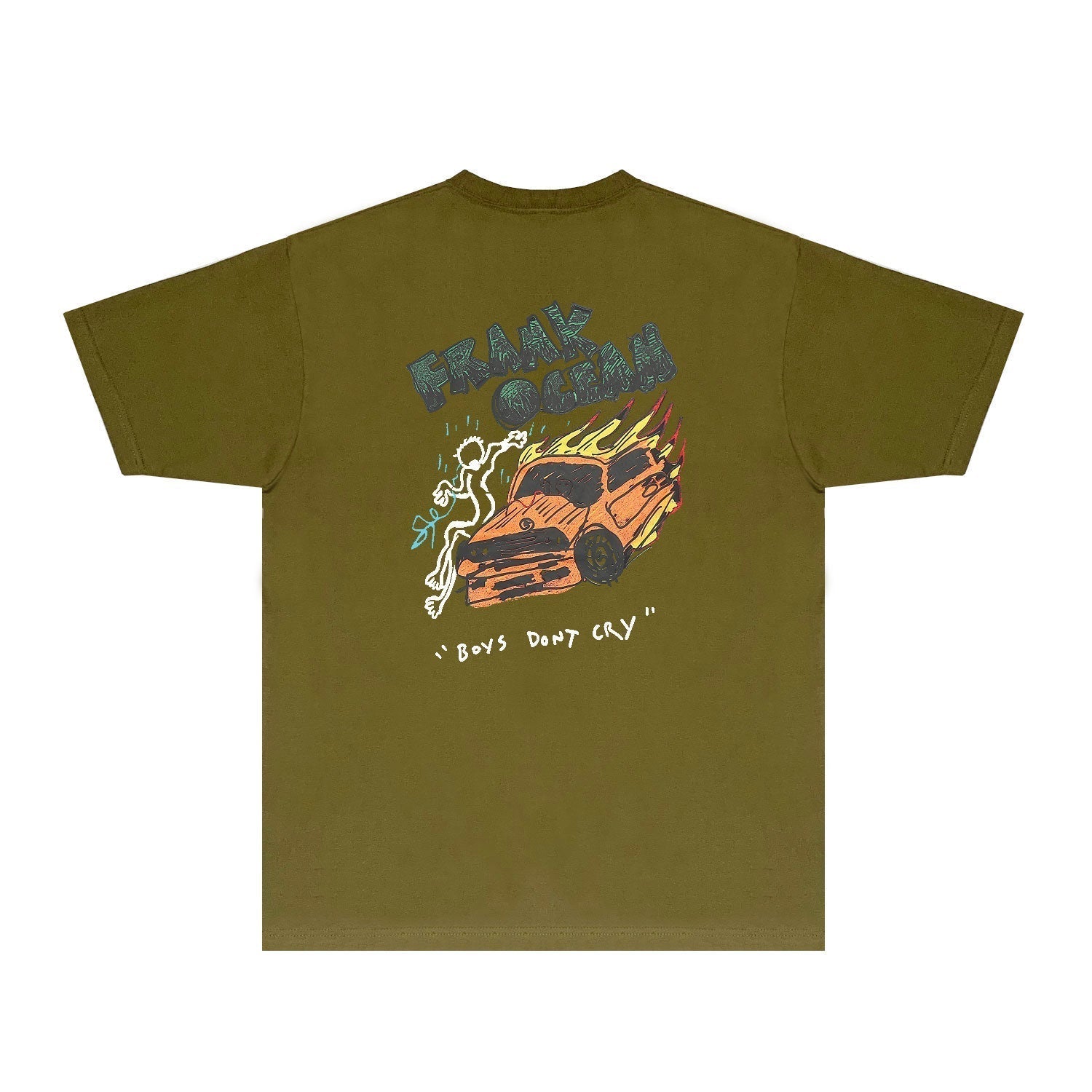 Gallery Dept T Shirt Retro Printed Loose Short-Sleeved Shirt