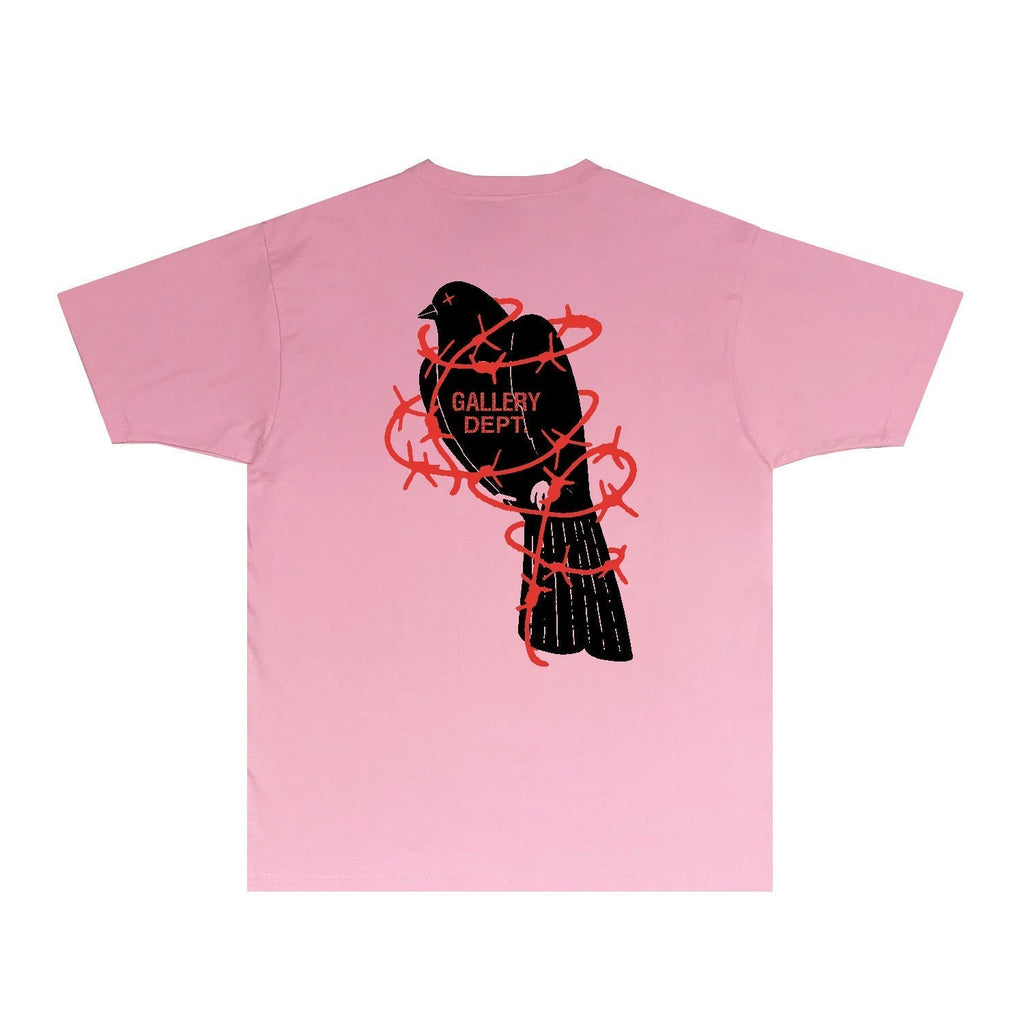 Gallery Dept T Shirt Retro Printed Loose Short-Sleeved Shirt (part2)