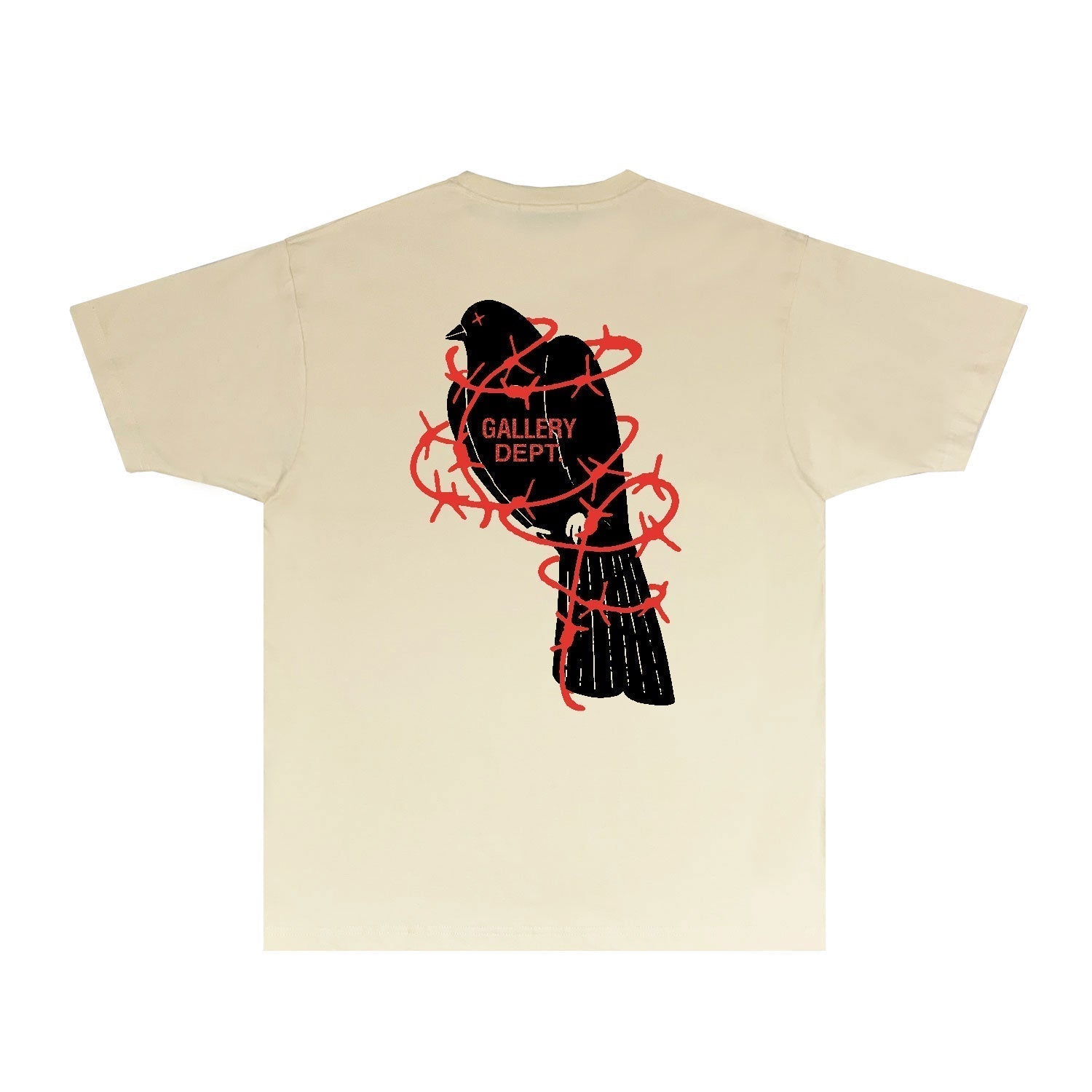 Gallery Dept T Shirt Retro Printed Loose Short-Sleeved Shirt