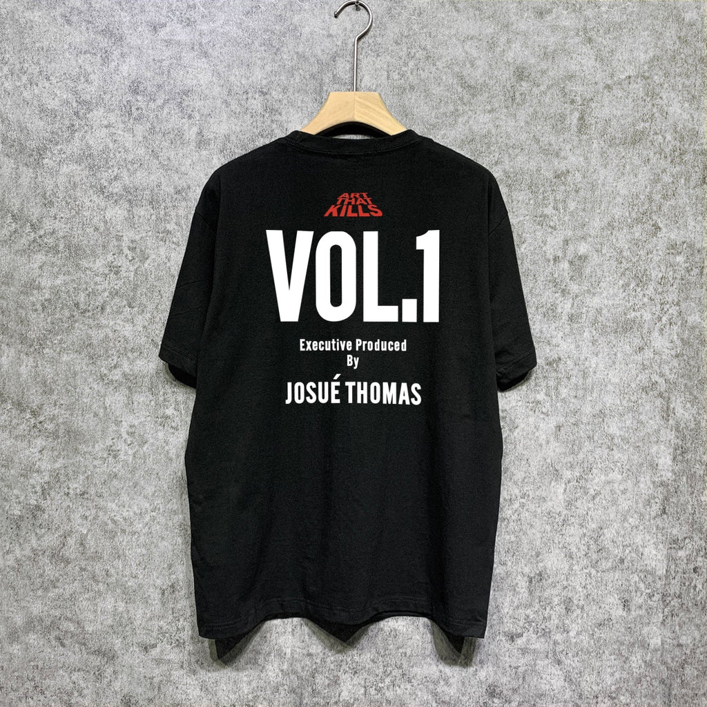 Gallery Dept T Shirt Retro Printed Loose Short-Sleeved Shirt