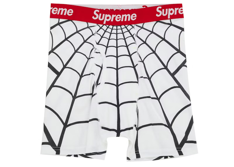 Supreme Hanes Spider-Man Boxer Briefs (2 Pack)