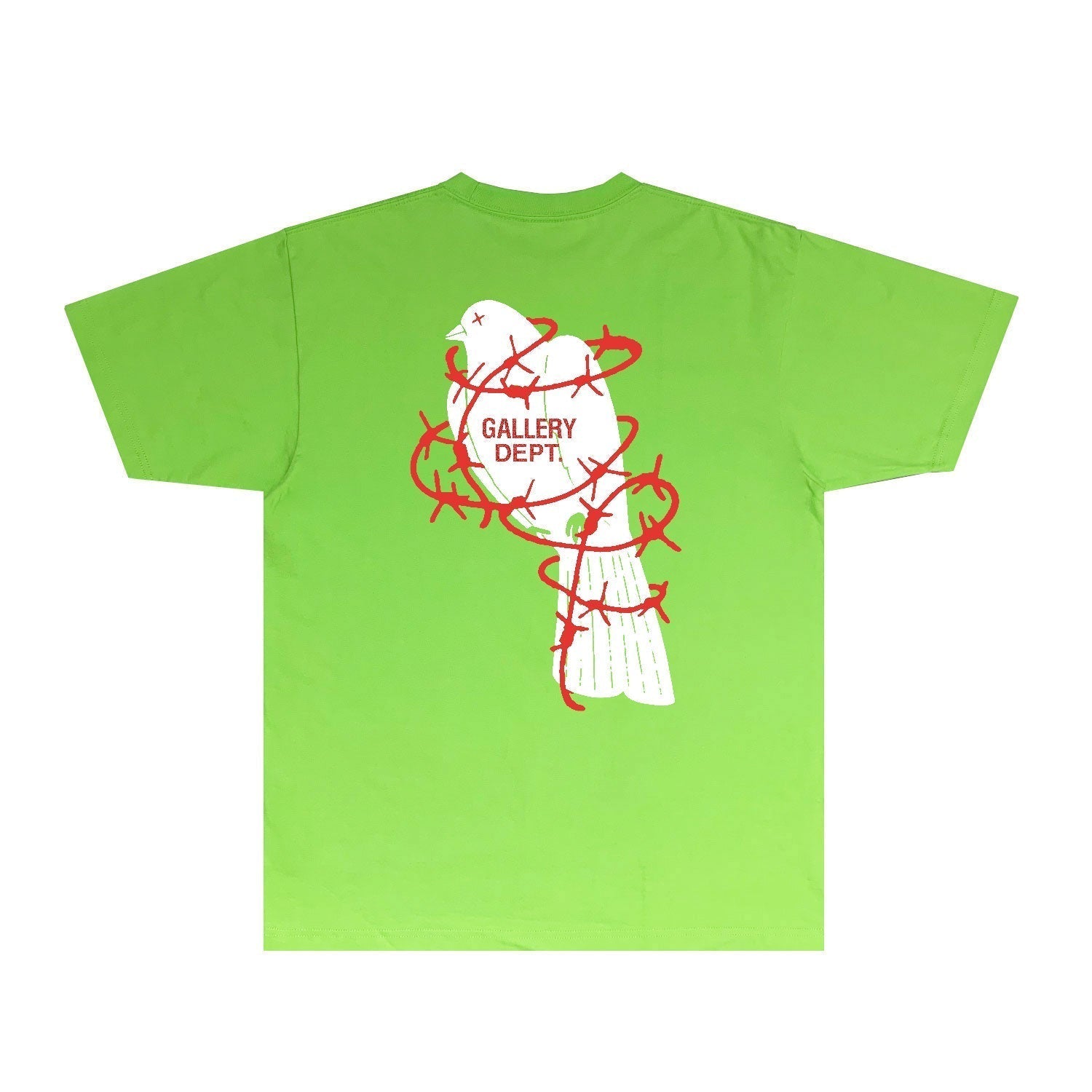 Gallery Dept T Shirt Retro Printed Loose Short-Sleeved Shirt
