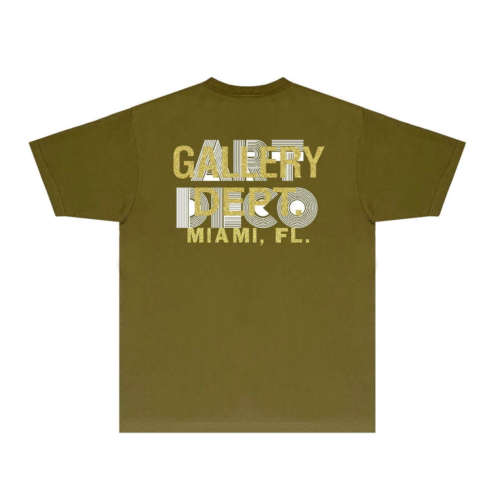 Gallery Dept T Shirt Retro Printed Loose Short-Sleeved Shirt (part2)