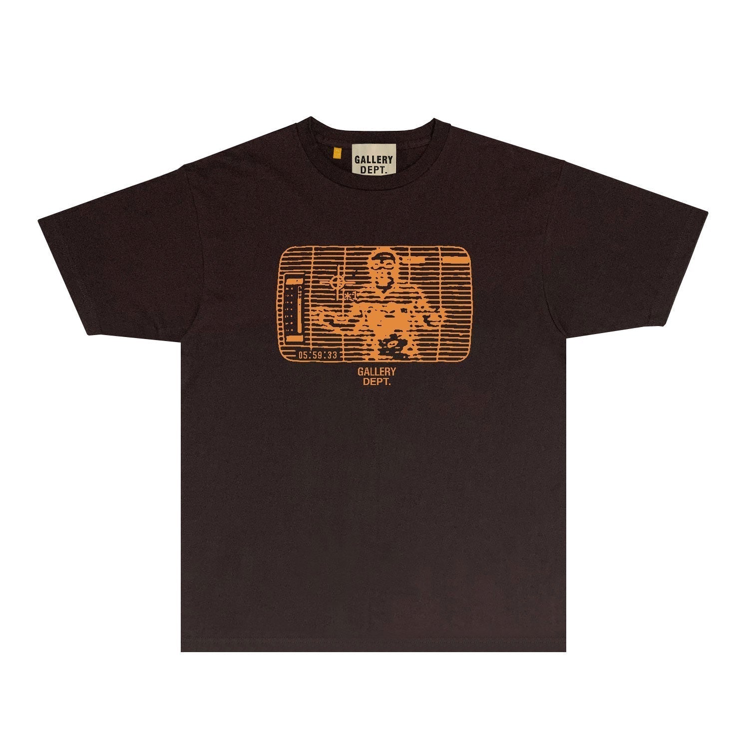 Gallery Dept T Shirt Retro Printed Loose Short-Sleeved Shirt