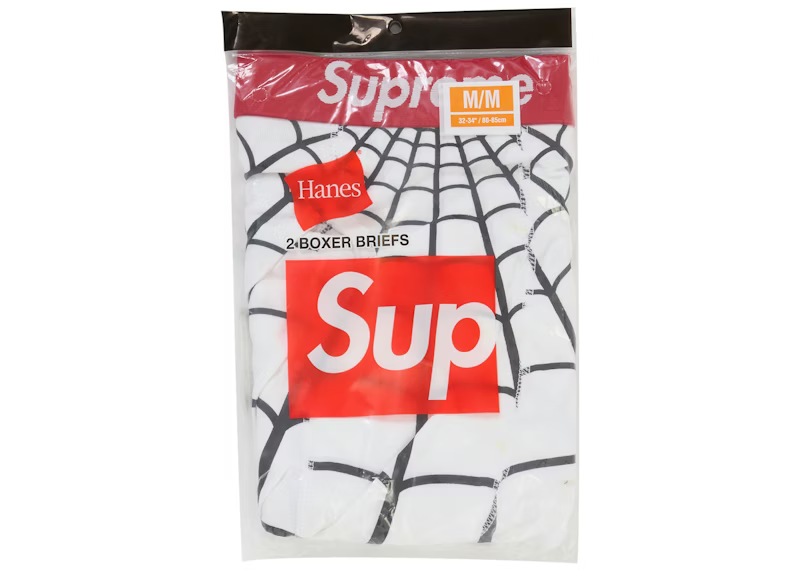 Supreme Hanes Spider-Man Boxer Briefs (2 Pack)
