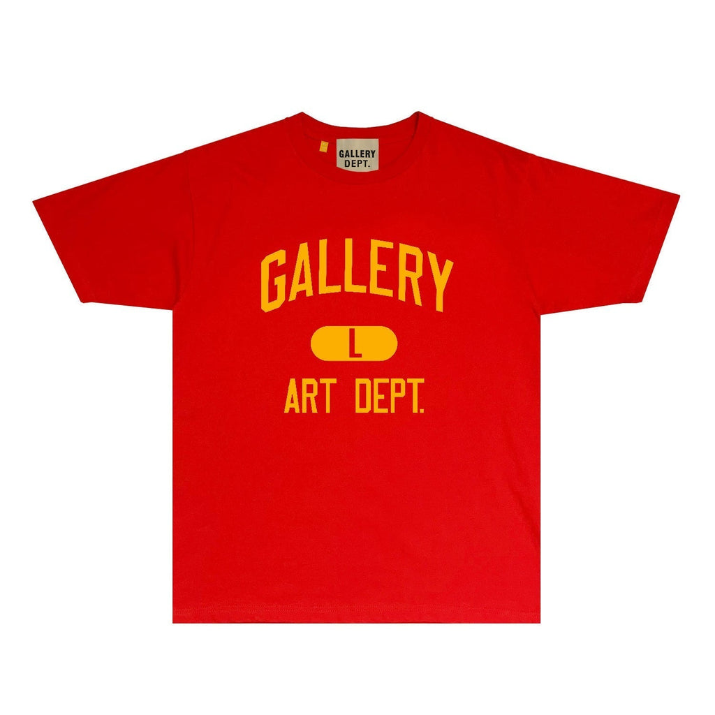 Gallery Dept T Shirt Retro Printed Loose Short-Sleeved Shirt (part2)