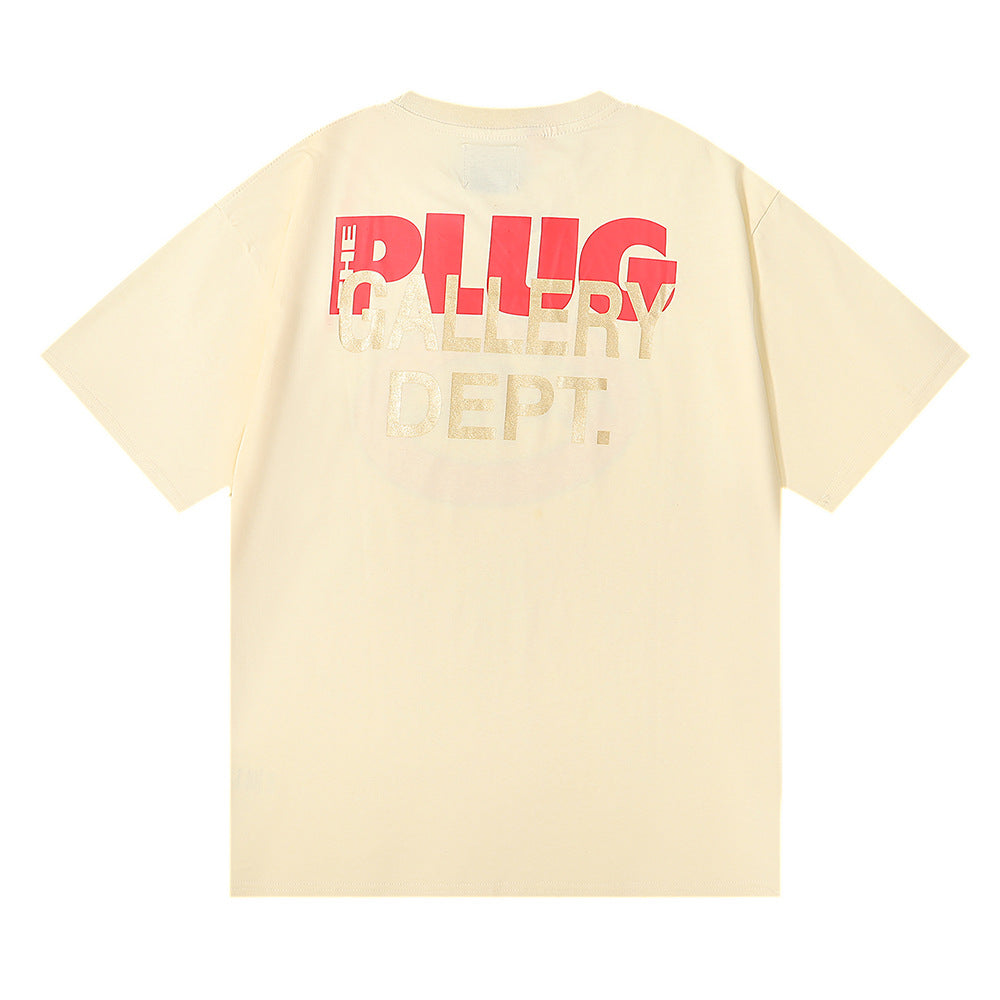 Gallery Dept T Shirts Summer Maychao Gallery Dept Printed Loose Men and Women