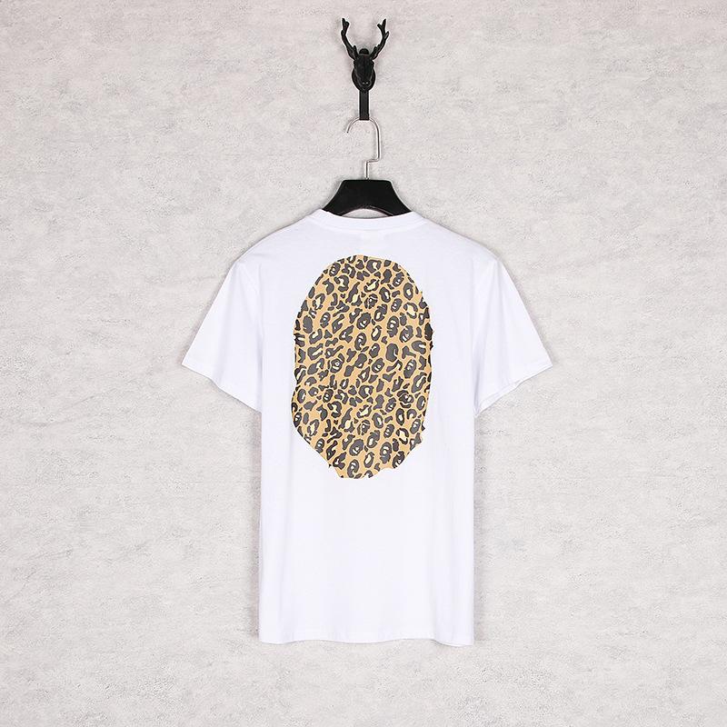 Bathing Ape T-Shirt Summer Leopard Print Short Sleeve T-shirt