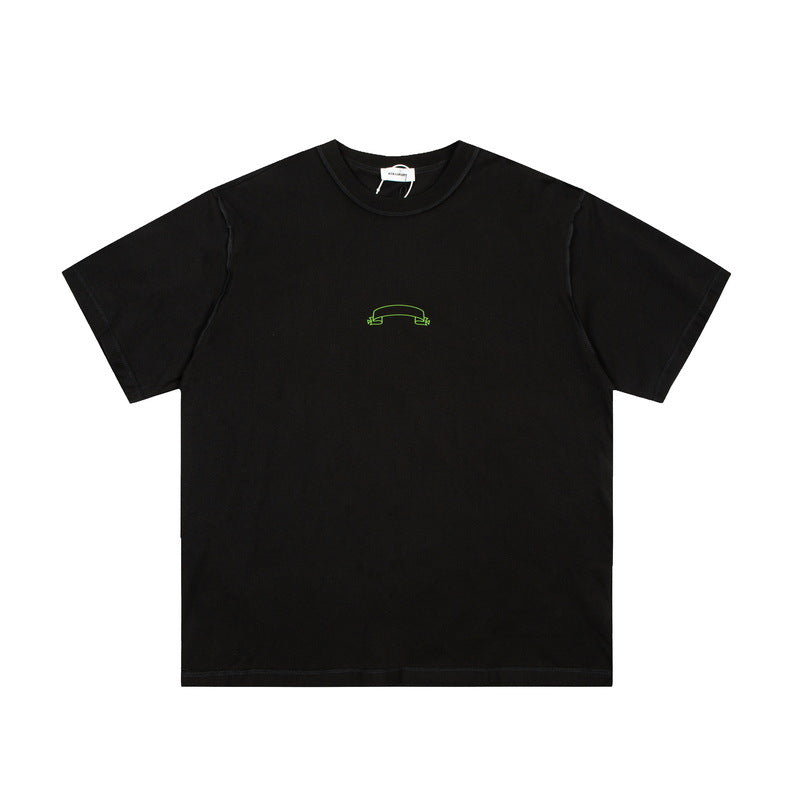 Askyurself T-shirts Loose Couple Short Sleeve T-shirt