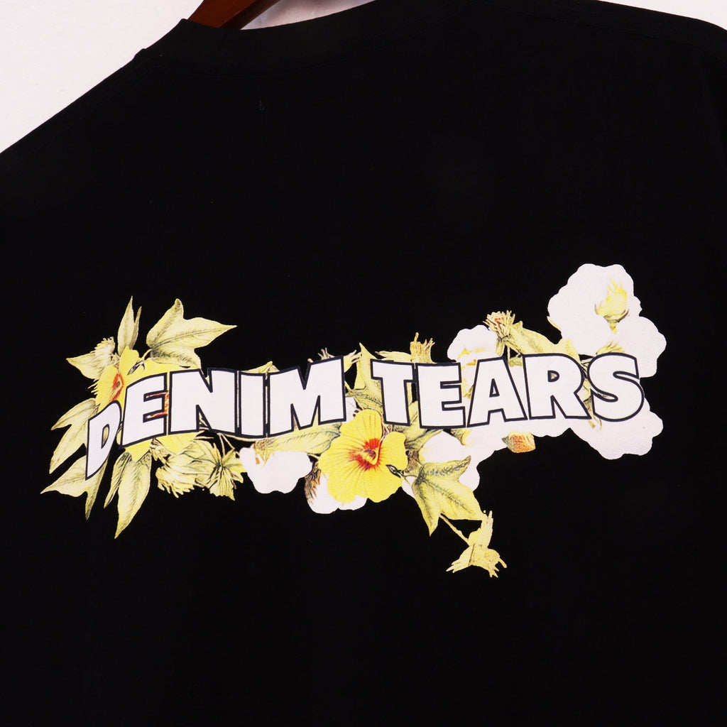 Denim Tears T-shirts Letter Portrait Short Sleeve T-Shirt
