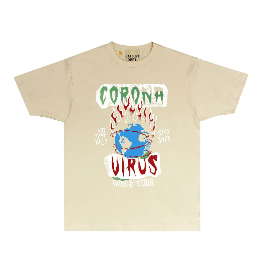 Gallery Dept T Shirts European And American Tee Shirt Short Sleeve T-Shirt Blouse