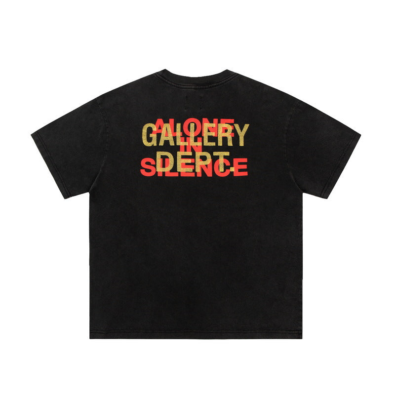 Gallery Dept T-shitrs Summer Printed Short Sleeve plus Size Half Sleeve