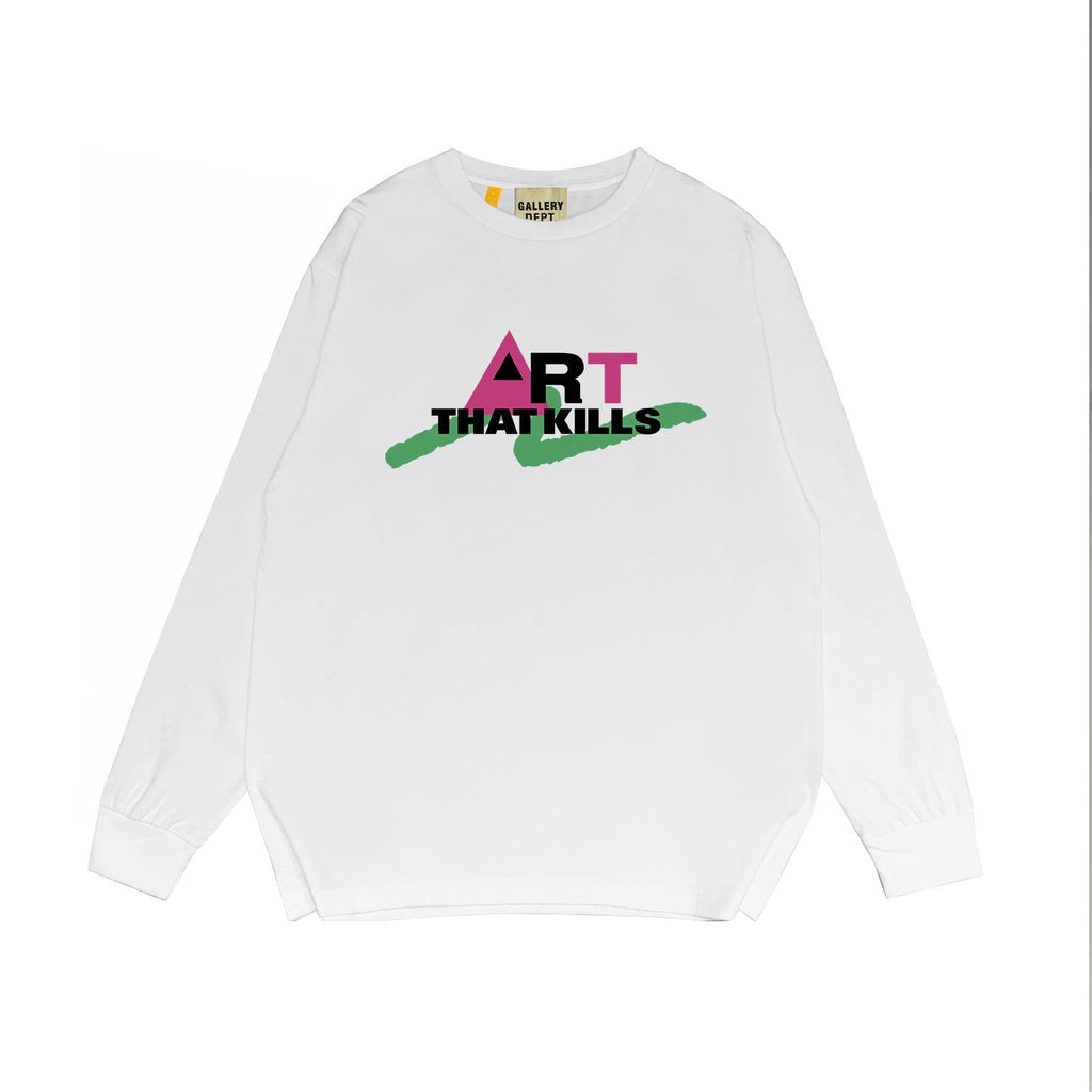Gallery Dept Long Sleeved Shirt Fashion Brand Long Sleeve Long-Sleeved T-shirt Blouse